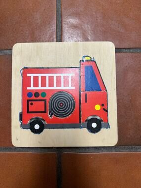 Mudpuppy 4 Layer Wood Jigsaw Puzzle Transportation 12 pieces